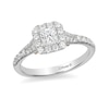 Thumbnail Image 1 of Previously Owned - Enchanted Disney Tinker Bell 3/4 CT. T.W. Princess-Cut Diamond Ring in 14K Two-Tone Gold