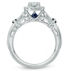 Thumbnail Image 2 of Previously Owned - Vera Wang Love Collection 3/4 CT. T.W. Diamond and Blue Sapphire Ring in 14K White Gold