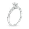 Thumbnail Image 3 of Previously Owned - 1/2 CT. T.W. Oval Diamond Twist Engagement Ring in 14K White Gold