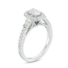 Thumbnail Image 1 of Previously Owned - Vera Wang Love Collection 1 CT. T.W. Oval Diamond Engagement Ring in 14K White Gold