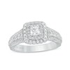 Thumbnail Image 1 of Previously Owned - Vera Wang Love Collection 1 CT. T.W. Princess-Cut Diamond Engagement Ring in 14K White Gold