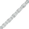 Thumbnail Image 1 of Previously Owned - 5 CT. T.W. Baguette and Round Diamond Bracelet in 10K White Gold