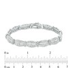 Thumbnail Image 4 of Previously Owned - 5 CT. T.W. Baguette and Round Diamond Bracelet in 10K White Gold