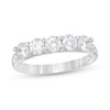Thumbnail Image 1 of Previously Owned - Zales Private Collection 1 CT. T.W. Colourless Diamond Five Stone Wedding Band in 14K White Gold