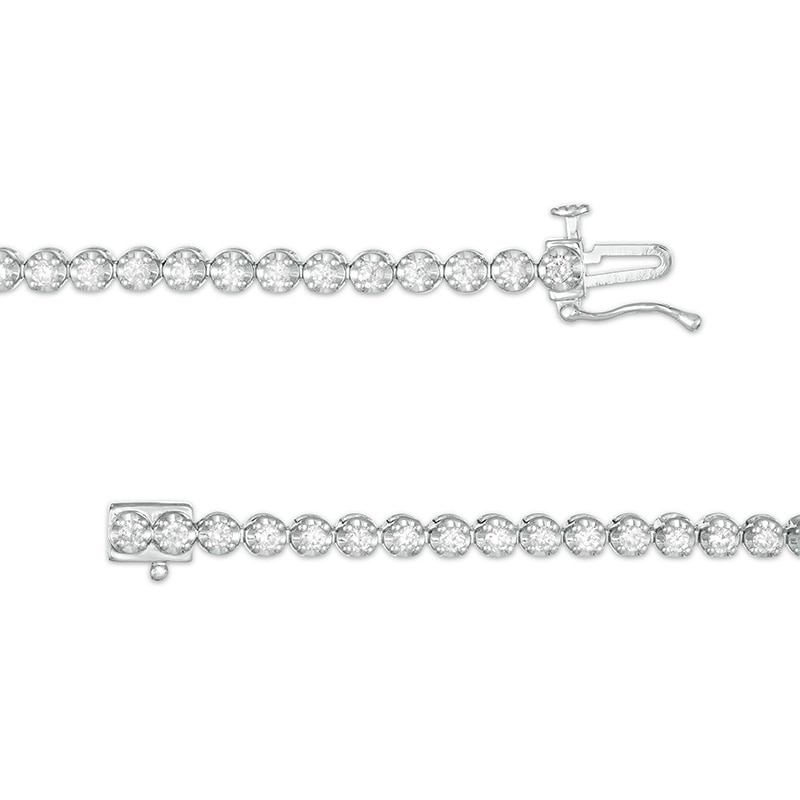 Previously Owned - Marilyn Monroe™ Collection 2 CT. T.W. Diamond Tennis Bracelet in 10K White Gold