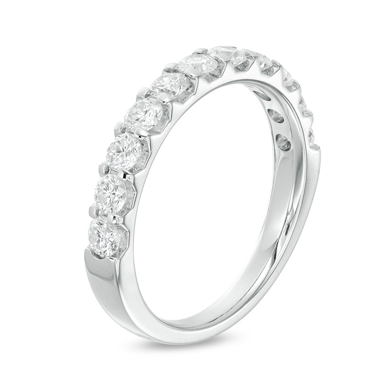 Main Image 3 of Previously Owned - 1 CT. T.W. Diamond Band in 14K White Gold (I/SI2)