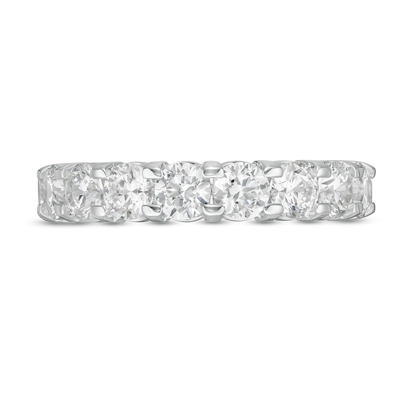 Previously Owned - 2 CT. T.W. Diamond Ten Stone Band in 14K White Gold