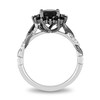 Thumbnail Image 2 of Previously Owned - Enchanted Disney Villains Maleficent 1-1/2 CT. T.W. Enhanced Black and White Diamond Engagement Ring