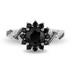 Thumbnail Image 3 of Previously Owned - Enchanted Disney Villains Maleficent 1-1/2 CT. T.W. Enhanced Black and White Diamond Engagement Ring