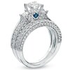 Thumbnail Image 3 of Previously Owned - Vera Wang Love Collection 2 CT. T.W. Princess-Cut Diamond Bridal Set in 14K White Gold