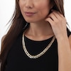 Thumbnail Image 2 of Previously Owned - Men's 9.7mm Diamond-Cut Curb Chain Necklace in 14K Two-Tone Gold - 24"