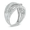 Previously Owned - 1 CT. T.W. Diamond Loose Braid Ring in 10K White Gold