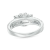 Thumbnail Image 3 of Previously Owned - 2 CT. T.W. Oval Diamond Past Present Future® Engagement Ring in 14K White Gold (I/I1)