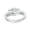 Thumbnail Image 3 of Previously Owned - 2 CT. T.W. Oval Diamond Past Present Future® Engagement Ring in 14K White Gold (I/I1)