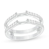 Thumbnail Image 1 of Previously Owned - 3/8 CT. T.W. Diamond Solitaire Enhancer in 14K White Gold