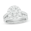 Thumbnail Image 1 of Previously Owned - Celebration Ideal 2-1/2 CT. T.W. Diamond Frame Bridal Set in 14K White Gold (I/I1)