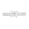 Thumbnail Image 4 of Previously Owned - 1 CT. T.W. Princess-Cut Diamond Engagement Ring in 14K White Gold