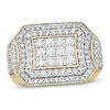 Thumbnail Image 0 of Previously Owned - Men's 2 CT. T.W. Composite Diamond Rectangular Frame Ring in 10K Gold