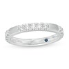 Thumbnail Image 1 of Previously Owned - Vera Wang Love Collection 1/2 CT. T.W. Diamond Satin Wedding Band in 14K White Gold