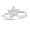 Thumbnail Image 0 of Previously Owned - Marilyn Monroe™ Collection 1/6 T. T.W. Diamond Star Ring in Sterling Silver