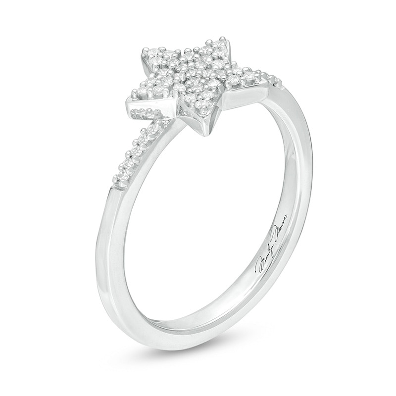 Previously Owned - Marilyn Monroe™ Collection 1/6 T. T.W. Diamond Star Ring in Sterling Silver