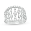 Thumbnail Image 1 of Previously Owned - Marilyn Monroe™ Collection 1 CT. T.W. Diamond Art Deco Ring in 10K White Gold