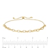 Thumbnail Image 3 of Previously Owned - 6.0mm Circle Link Bolo Bracelet in Hollow 10K Gold - 10.5"