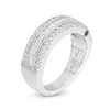 Previously Owned - Marilyn Monroe™ Collection 3/4 CT. T.W. Diamond Multi-Row Band in 14K White Gold