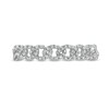 Thumbnail Image 4 of Previously Owned - 1/6 CT. T.W. Diamond Link Band in 10K White Gold