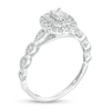 Thumbnail Image 3 of Previously Owned - 3/8 CT. T.W. Emerald-Cut Diamond Art Deco Vintage-Style Engagement Ring in 10K White Gold