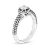 Thumbnail Image 2 of Previously Owned - Vera Wang Love Collection 1 CT. T.W. Diamond Frame Engagement Ring in 14K White Gold