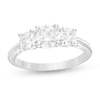 Thumbnail Image 1 of Previously Owned - 1-1/2 CT. T.W. Lab-Grown Diamond Past Present Future® Engagement Ring in 14K White Gold (G/SI2)