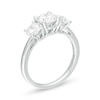 Thumbnail Image 3 of Previously Owned - 1-1/2 CT. T.W. Lab-Grown Diamond Past Present Future® Engagement Ring in 14K White Gold (G/SI2)