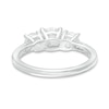 Thumbnail Image 4 of Previously Owned - 1-1/2 CT. T.W. Lab-Grown Diamond Past Present Future® Engagement Ring in 14K White Gold (G/SI2)