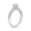 Thumbnail Image 3 of Previously Owned - 1-1/2 CT. T.W. Oval Lab-Grown Diamond Engagement Ring in 14K White Gold (F/VS2)