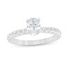 Thumbnail Image 1 of Previously Owned - 1 CT. T.W. Oval Diamond Engagement Ring in 14K White Gold (I/SI2)