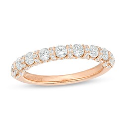 Previously Owned - Vera Wang Love Collection 1-1/5 CT. T.W. Diamond Band in 14K Rose Gold