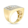Thumbnail Image 2 of Previously Owned - Men's 3 CT. T.W. Composite Diamond Double Cushion Frame Ring in 10K Gold