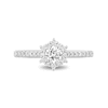 Thumbnail Image 3 of Previously Owned - Enchanted Disney Tinker Bell 3/4 CT. T.W. Diamond Hexagon Frame Engagement Ring in 14K Two-Tone Gold