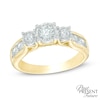 Thumbnail Image 1 of Previously Owned - 1 CT. T.W. Diamond Past Present Future® Miracle Engagement Ring in 10K Gold
