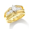 Thumbnail Image 1 of Previously Owned - 1 CT. T.W. Marquise Diamond Solitaire Engagement Ring with Round Side Accents in 14K Gold