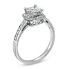 Thumbnail Image 1 of Previously Owned - 3/4 CT. T.W. Princess-Cut Diamond Framed Engagement Ring in 14K White Gold