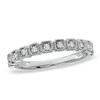 Thumbnail Image 1 of Previously Owned - 1/6 CT. T.W. Diamond Box Wedding Band in 14K White Gold
