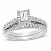 Thumbnail Image 1 of Previously Owned - 5/8 CT. T.W. Baguette Diamond Bridal Set in 14K White Gold