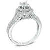 Thumbnail Image 2 of Previously Owned - Celebration Grand® 1 CT. T.W. Diamond Double Frame Engagement Ring in 14K White Gold (H-I/I1)
