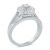 Thumbnail Image 2 of Previously Owned - 1/2 CT. T.W. Diamond Double Frame Bridal Set in 10K White Gold