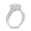 Thumbnail Image 2 of Previously Owned - 1-1/5 CT. T.W. Diamond Double Frame Engagement Ring in 14K White Gold