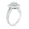 Thumbnail Image 2 of Previously Owned - Love's Destiny by Peoples 1-1/2 CT. T.W. Diamond Frame Engagement Ring in 14K Two-Tone Gold (I/I1)