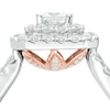 Thumbnail Image 3 of Previously Owned - Love's Destiny by Peoples 1-1/2 CT. T.W. Diamond Frame Engagement Ring in 14K Two-Tone Gold (I/I1)