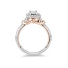 Thumbnail Image 1 of Previously Owned - Enchanted Disney Snow White 5/8 CT. T.W. Emerald-Cut Diamond Engagement Ring in 14K Two-Tone Gold